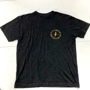 Black Rifle Coffee Co. Mens Black Logo T Shirt Large